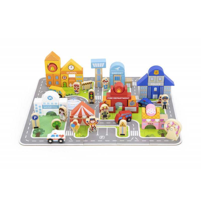 Cuburi de construit Orase (100 buc), Viga